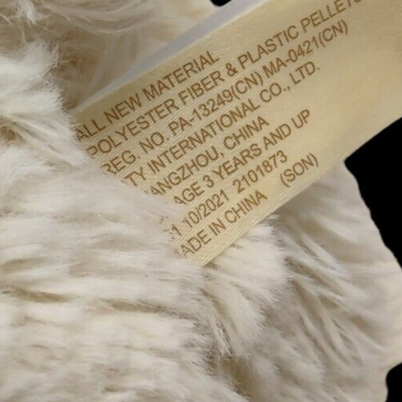 Easter Bunny Rabbit Cream Soft Stuffed 20" Toy w/Ribbon Plush MTY International - Picture 8 of 9